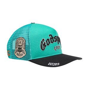 Godspeed Men's Turquoise/Black 4EVER Trucker Hat